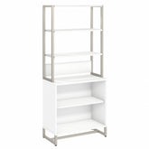 Office by kathy ireland® Method Bookcase with Hutch